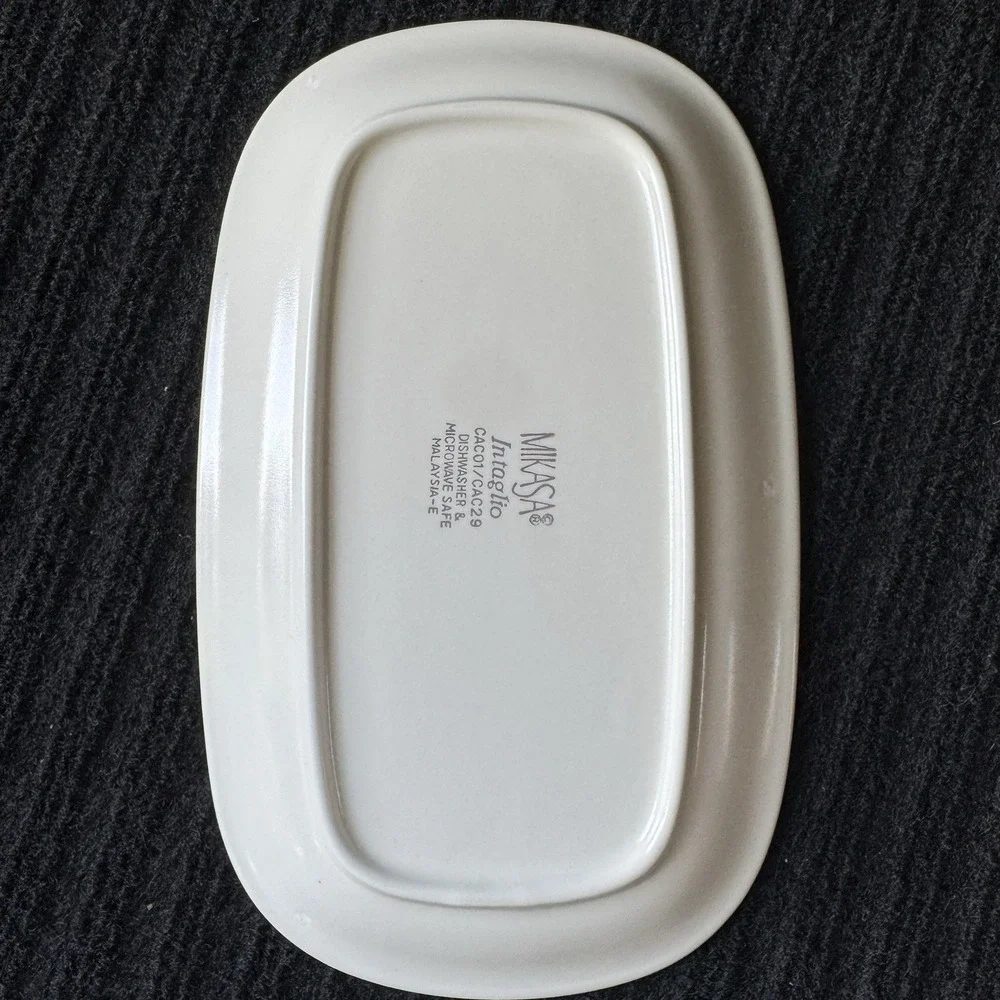 Mikasa Intaglio CAC29 Garden Harvest Butter Dish with Lid Vintage - Picture 4 of 6